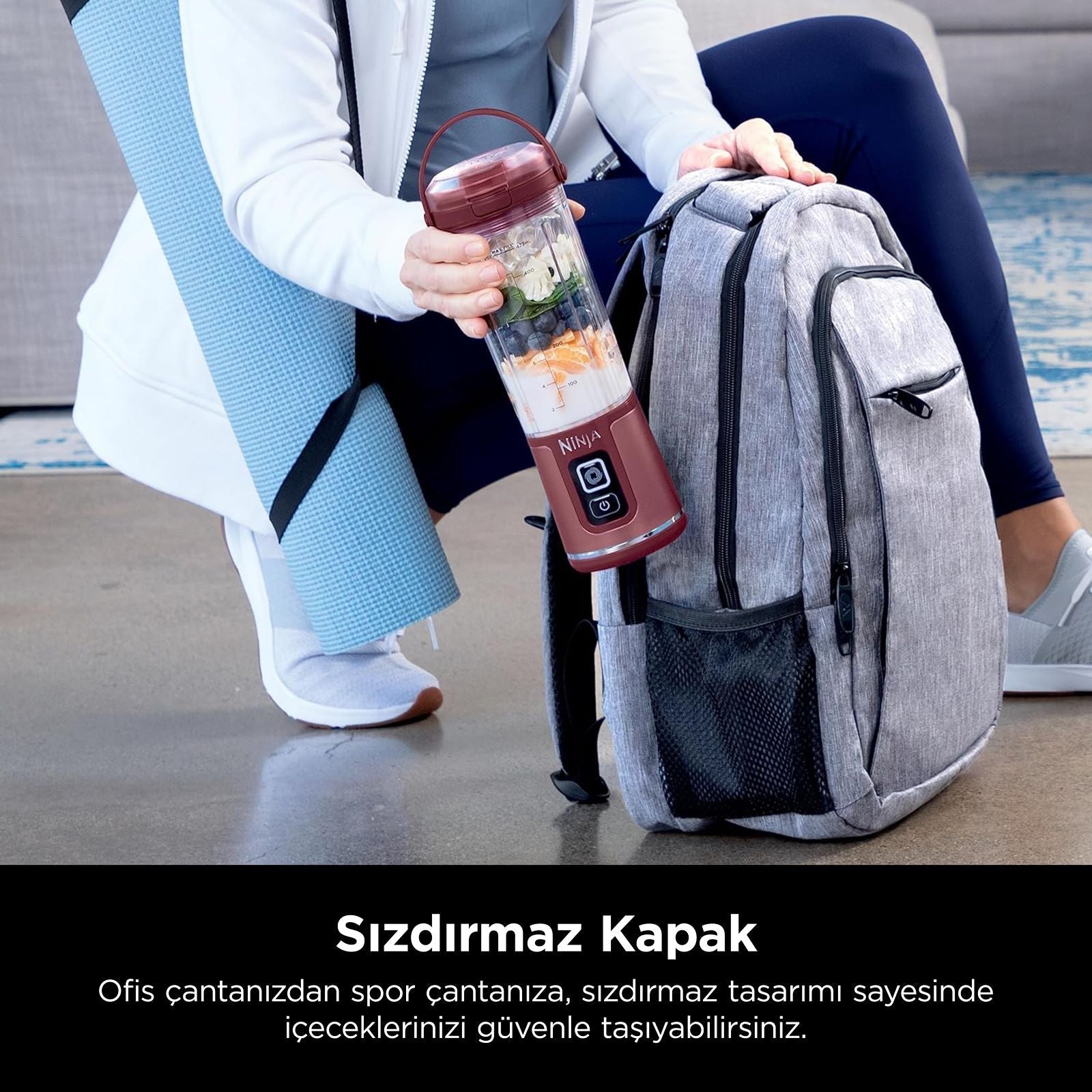 Ninja Blast™ Taşınabilir Blender - Kırmızı
