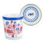 Baci Milano Mamma Mia Yaprak Desenli Tabaklı Espresso Fincanı 5,5 cm x 7 cm